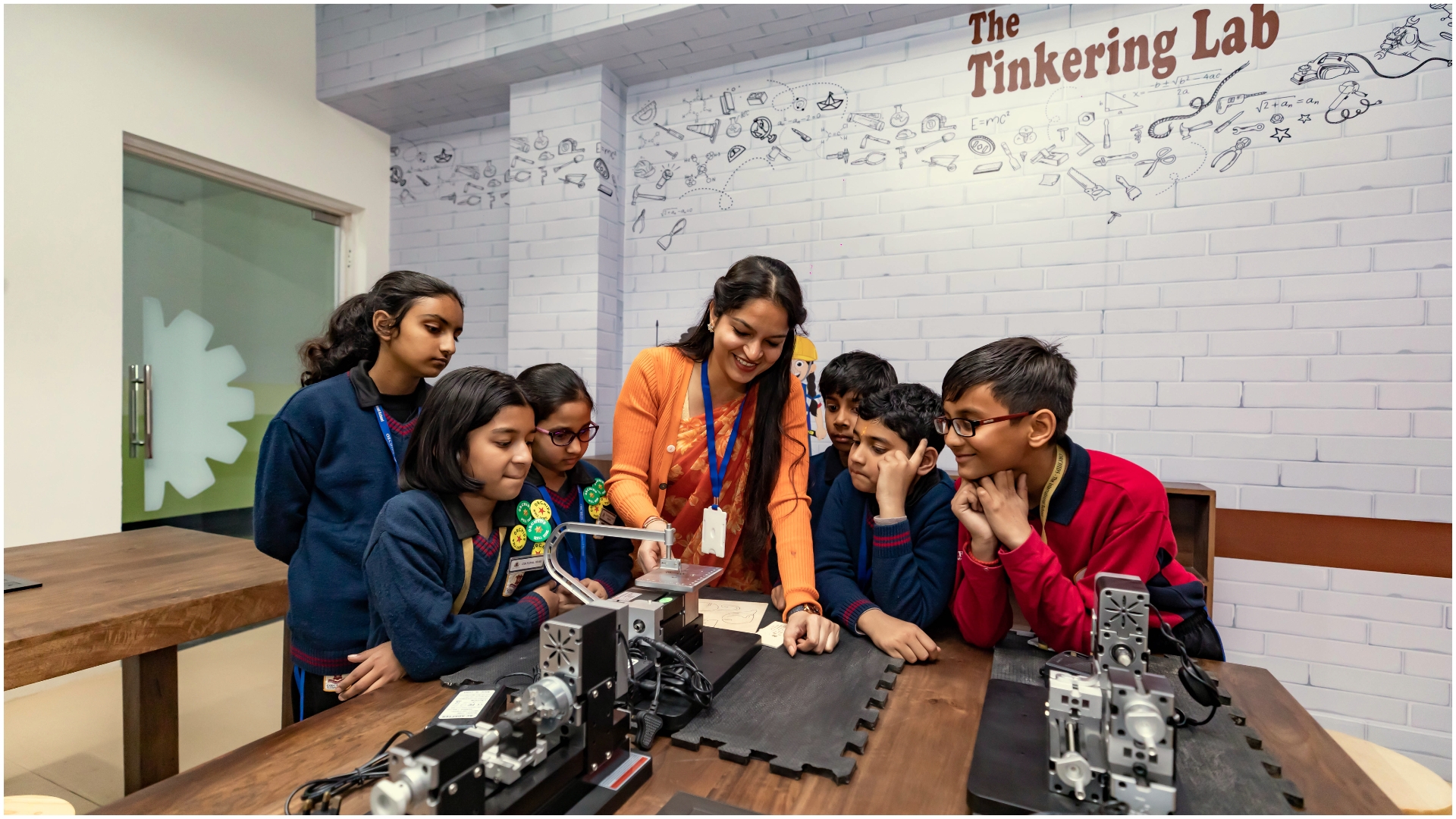DIY tinkering lab at Orchids The International School