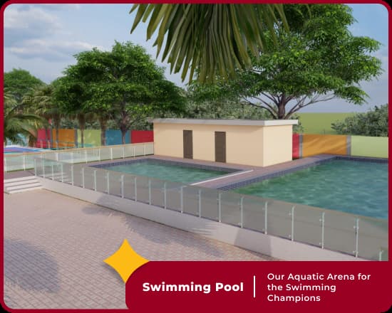 Swimming lessons at Orchids International School, Bandlaguda