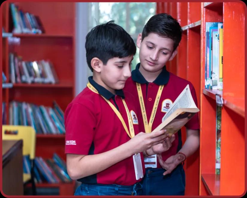 Library facility at Orchids, The International School, Undri