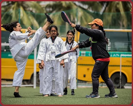 Sports Infrastructure at Orchids, The International School, Ahmednagar branch page