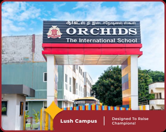 Lush campus at Orchids Manapakkam, a leading CBSE school in Chennai