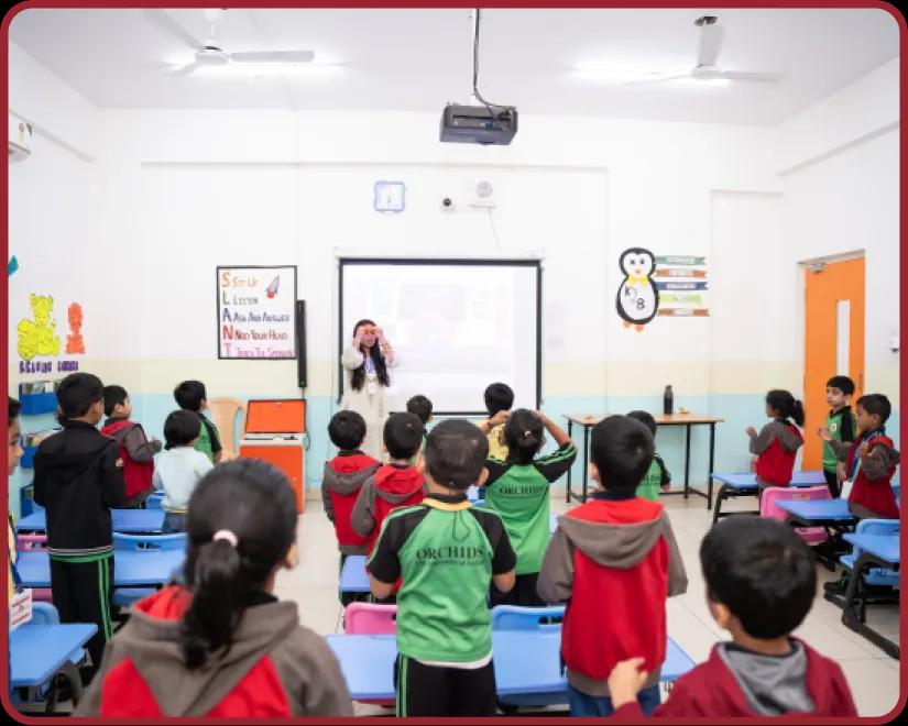 Smart Classrooms at Orchids, The International School, Langar Houz