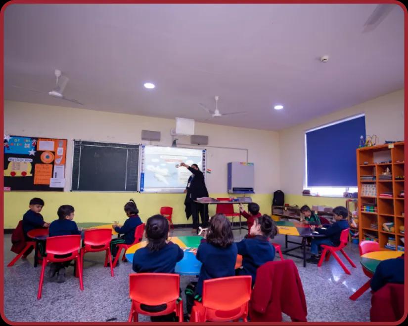 Smart Classrooms at Orchids, The International School, Nevta