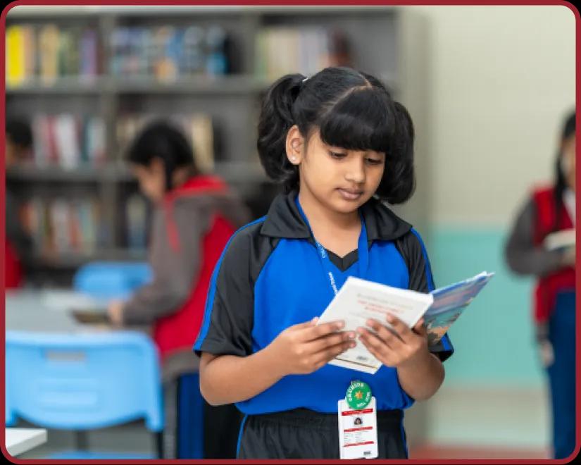 Library facility at Orchids, The International School, Uppal