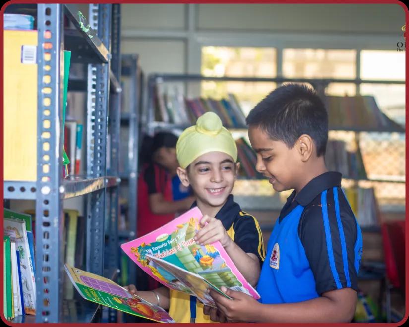 Library facility at Orchids, The International School, Koparkhairane