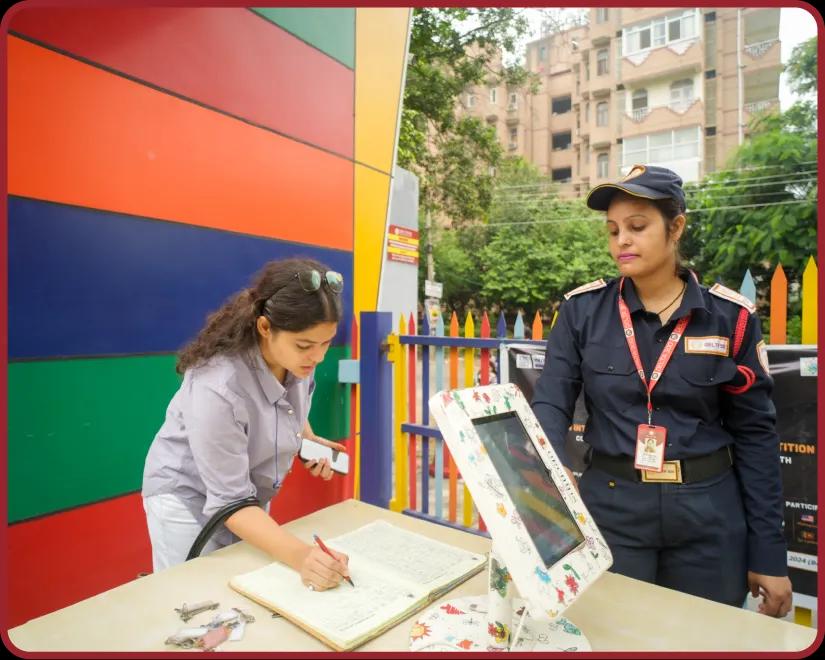 Safe Campus & Transportation facility at Orchids, The International School, Sector 56