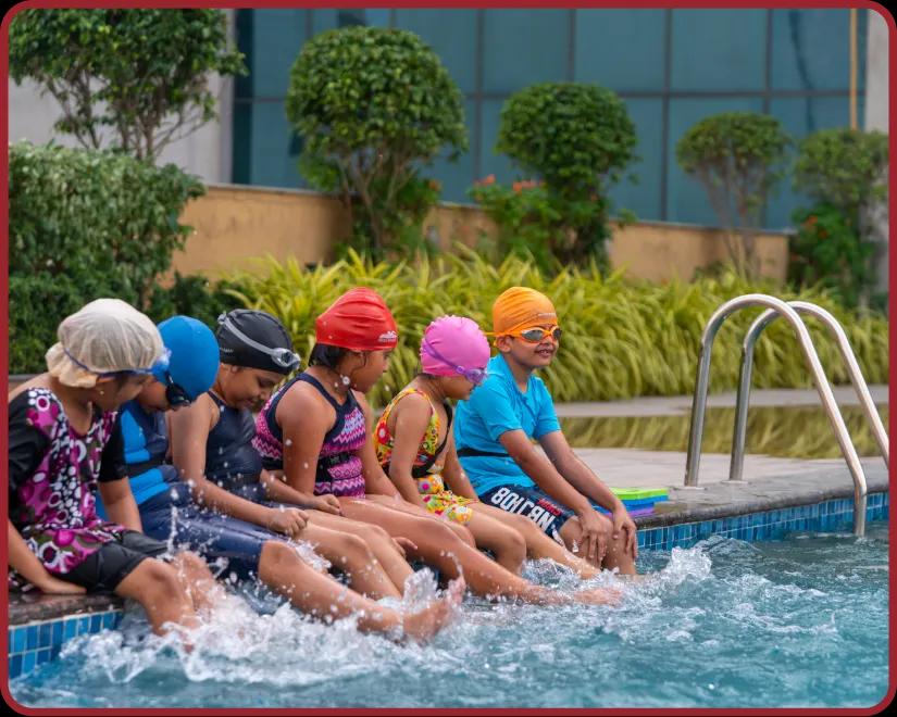 Swimming pool at Orchids, The International School, Kanakapura Road