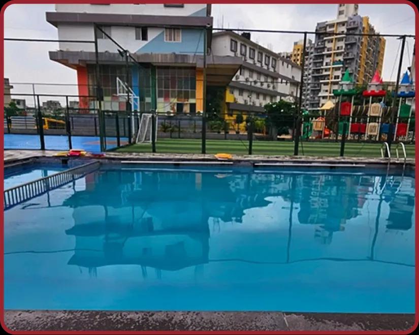 Swimming pool at Orchids, The International School, Ambegaon