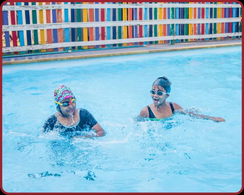 Swimming pool at Orchids, The International School, Borivali