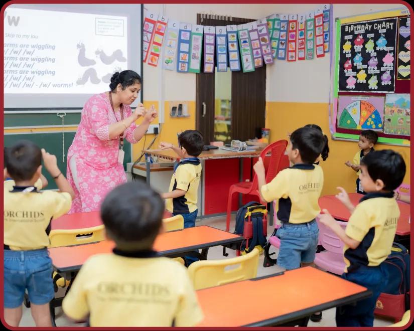 Smart Classrooms at Orchids, The International School, Koparkhairane sector-14