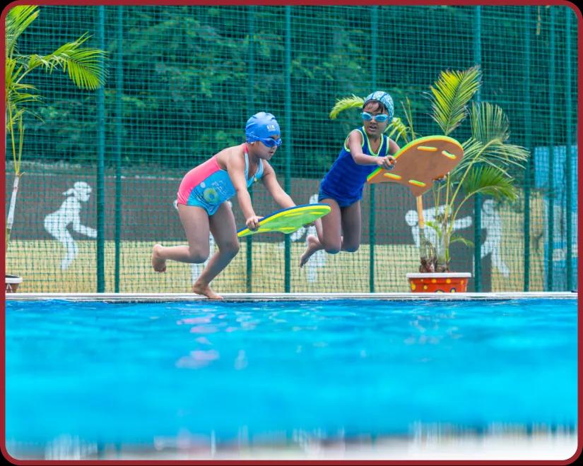 Swimming pool at Orchids, The International School, Magadi