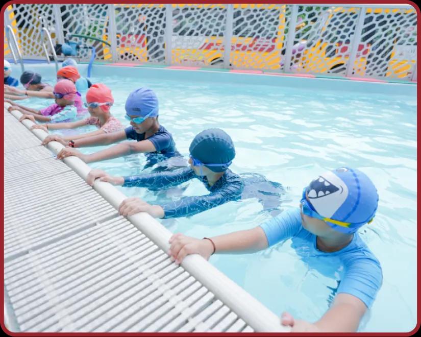 Swimming pool at Orchids, The International School, Malad West