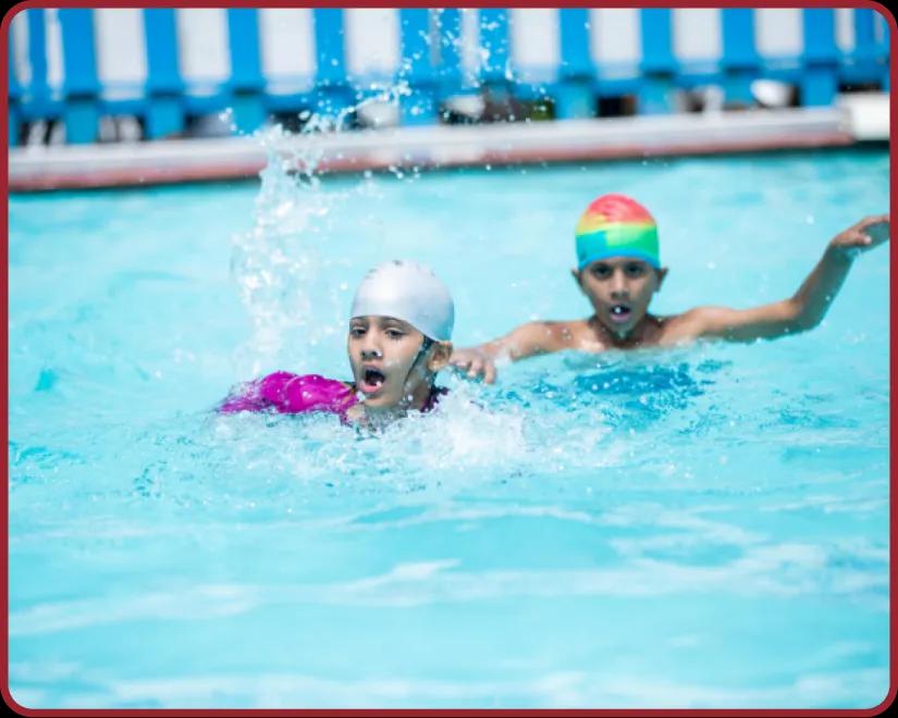 Swimming pool at Orchids, The International School, Nevta