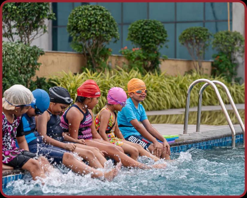 Swimming pool at Orchids, The International School, New Town
