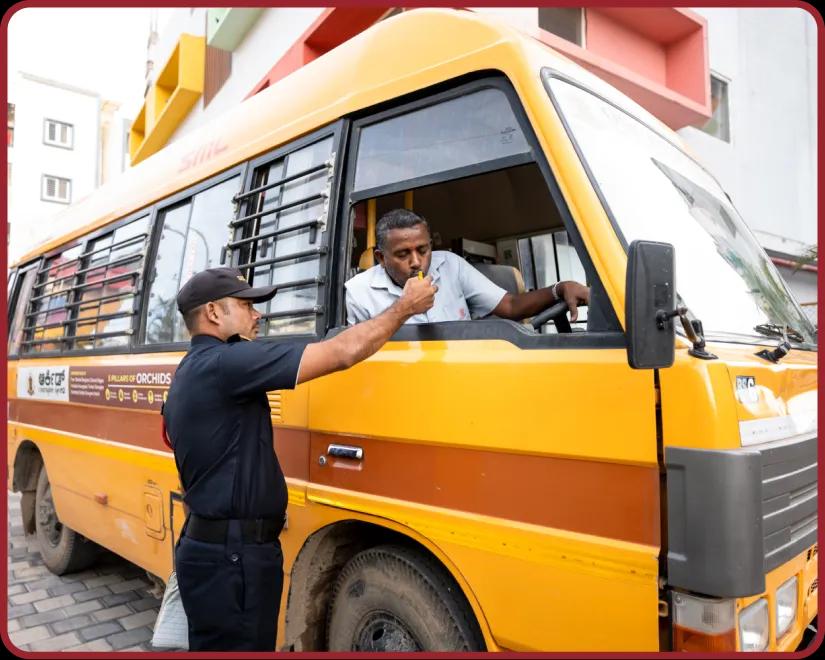 Safe Campus & Transportation facility at Orchids, The International School, Kadugodi