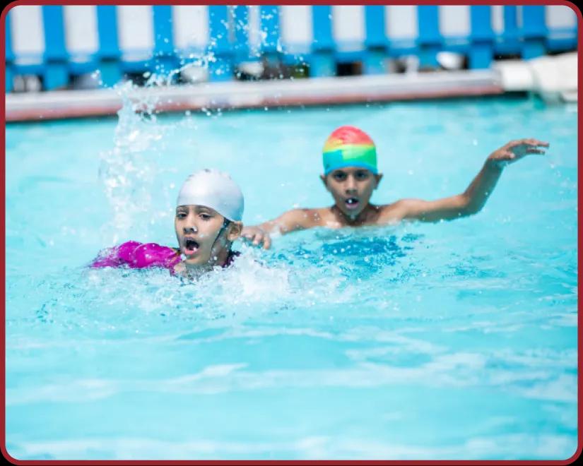 Swimming pool at Orchids, The International School, Mahalaxmi Layout
