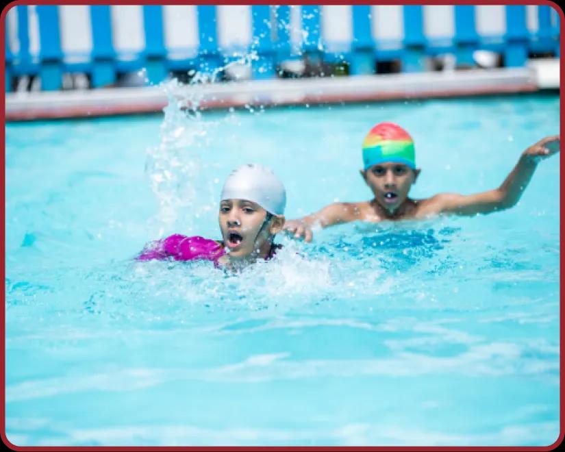Swimming pool at Orchids, The International School, Uppal