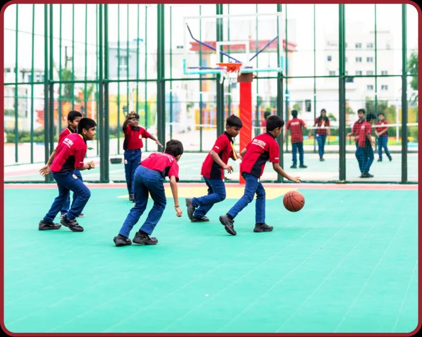 Sports Infrastructure at Orchids, The International School, Bachupally