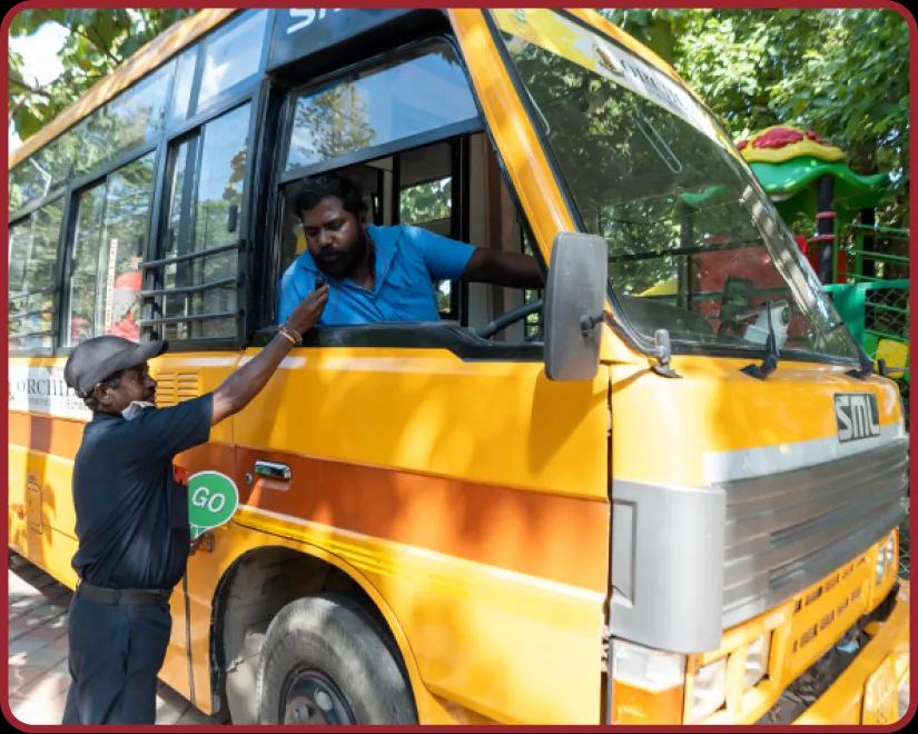 Safe Campus & Transportation facility at Orchids, The International School, Pallikaranai