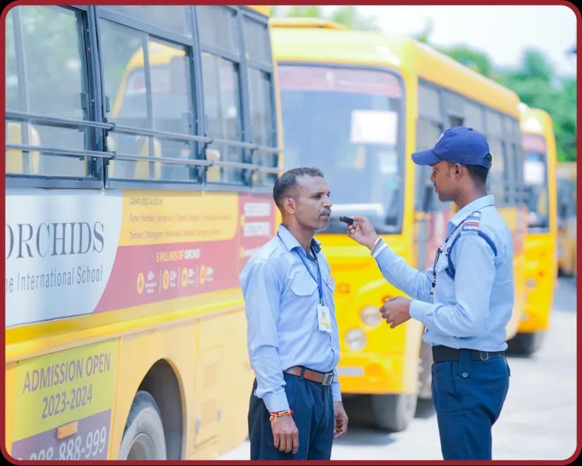 Safe Campus & Transportation facility at Orchids, The International School, South City