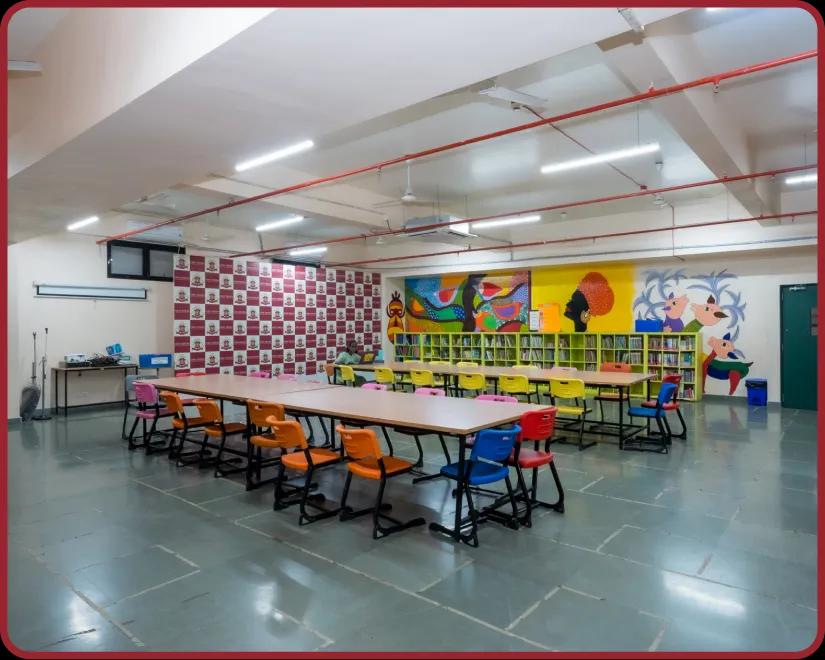 Library facility at Orchids, The International School, Malad East