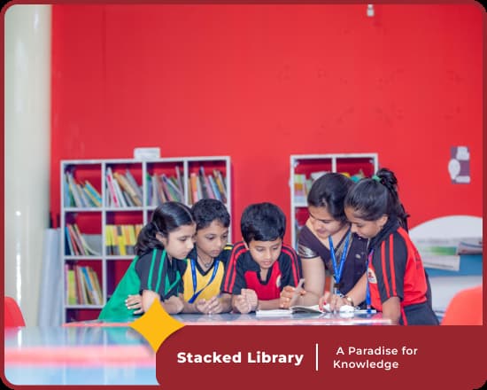 Library at Orchids International School, CV Raman Nagar, Bangalore