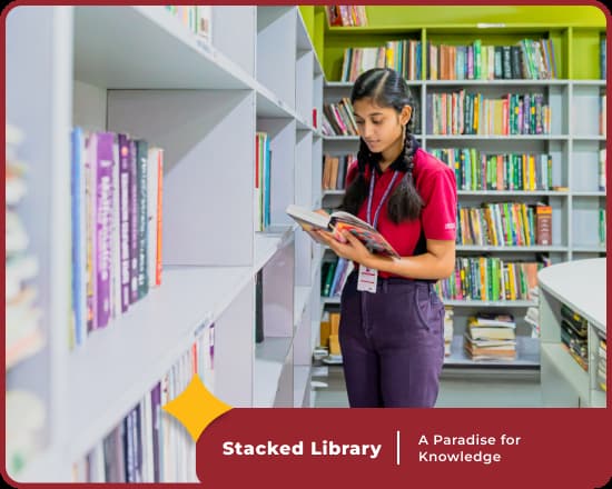 Library at Orchids International School, Horamavu, Bangalore