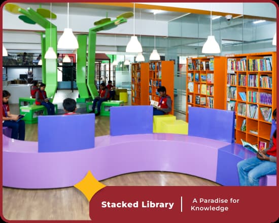 Library at Orchids International School Magadi road, Bangalore