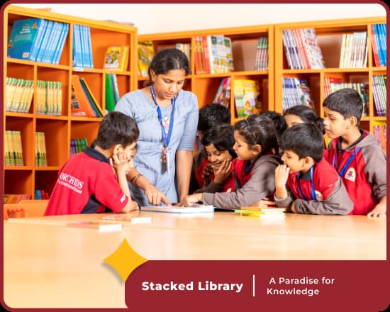 Library at Orchids International School Mahalakshmi Layout, Bangalore