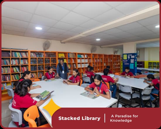 Library at Orchids International School Nagarbhavi, Bangalore