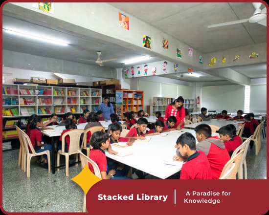 Library at Orchids International School Sahakar Nagar, Bangalore