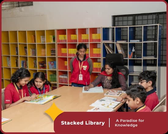 Library at Orchids International School Sarjapur Road, Bangalore