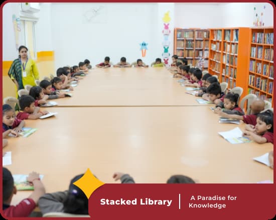 Library at Orchids International School Swargate in Pune