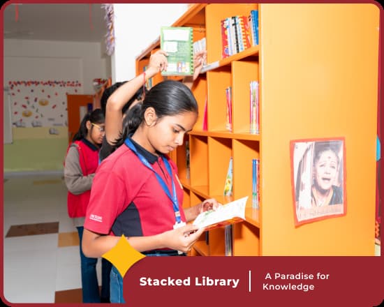 Library at Orchids International School Yelahanka, Bangalore