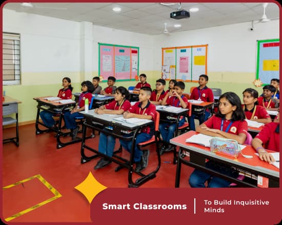 Smart classrooms at Orchids International School, Best school in Bannerghatta, Bangalore.