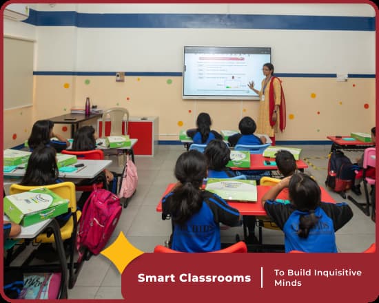 Smart classrooms at Orchids International School, Jakkur, Bangalore