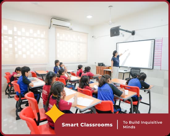 Smart classrooms at Orchids International School Vijayanagar, Bangalore