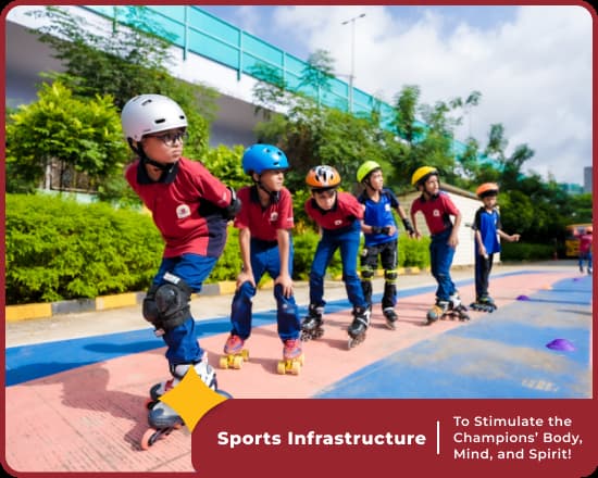 Sports Facility at Orchids International School Chinchwad in Pune