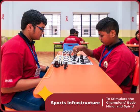 Sports facilities at Orchids, Joka, premier ICSE school in Kolkata, promoting student athletic growth.