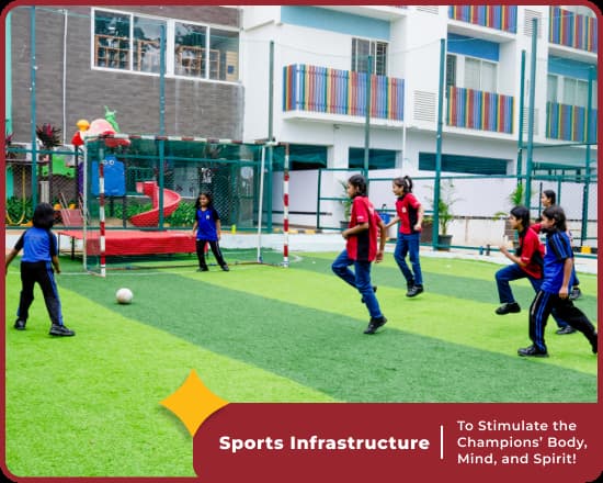Sport facilities at Orchids international school JP Nagar, Bangalore