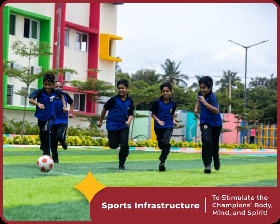 Sports facilities at Orchids International School Kadugodi, Bangalore