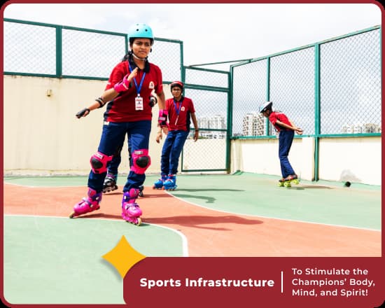Sports Infrastructure  at Orchids International School Mahalakshmi Layout, Bangalore