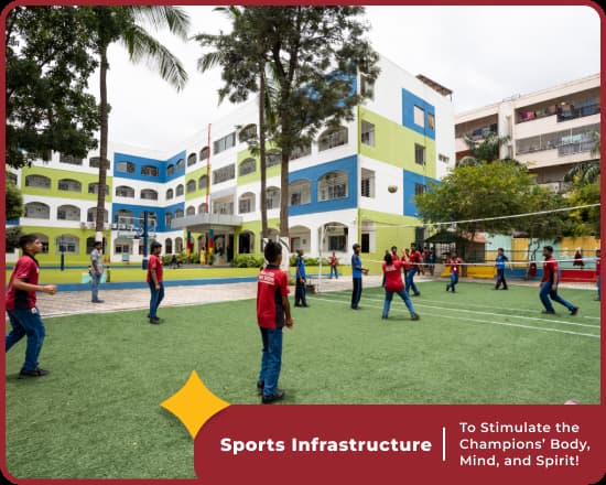 sports facilities at Orchids International School Whitefield, Bangalore