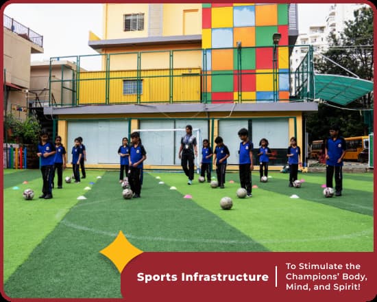 Sports facilities at Orchids International School Sarjapur Road, Bangalore