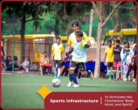 Sports Facilities at Orchids International School Swargate in Pune