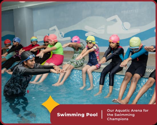 Swimming Pool at Orchids International School, Best school in Haralur, Bangalore