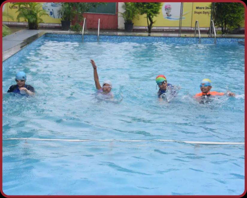 Swimming pool at Orchids, The International School, Jubilee Hills