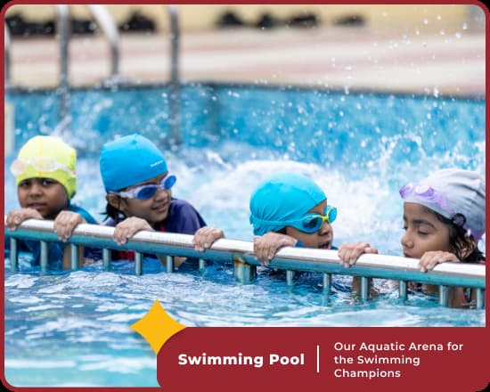 Swimming pool at Orchids International School Kadugodi, Bangalore .