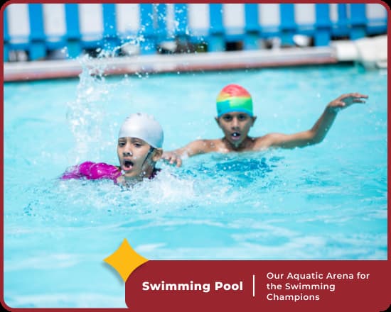 Swimming lessons at Orchids International School Mahalakshmi Layout, Bangalore