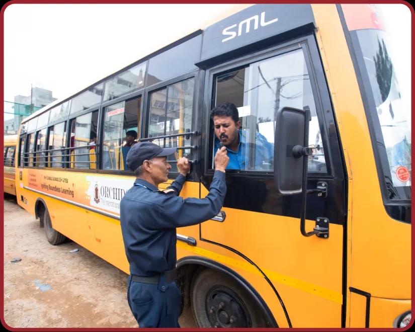 Safe Campus & Transportation facility at Orchids, The International School, Undri